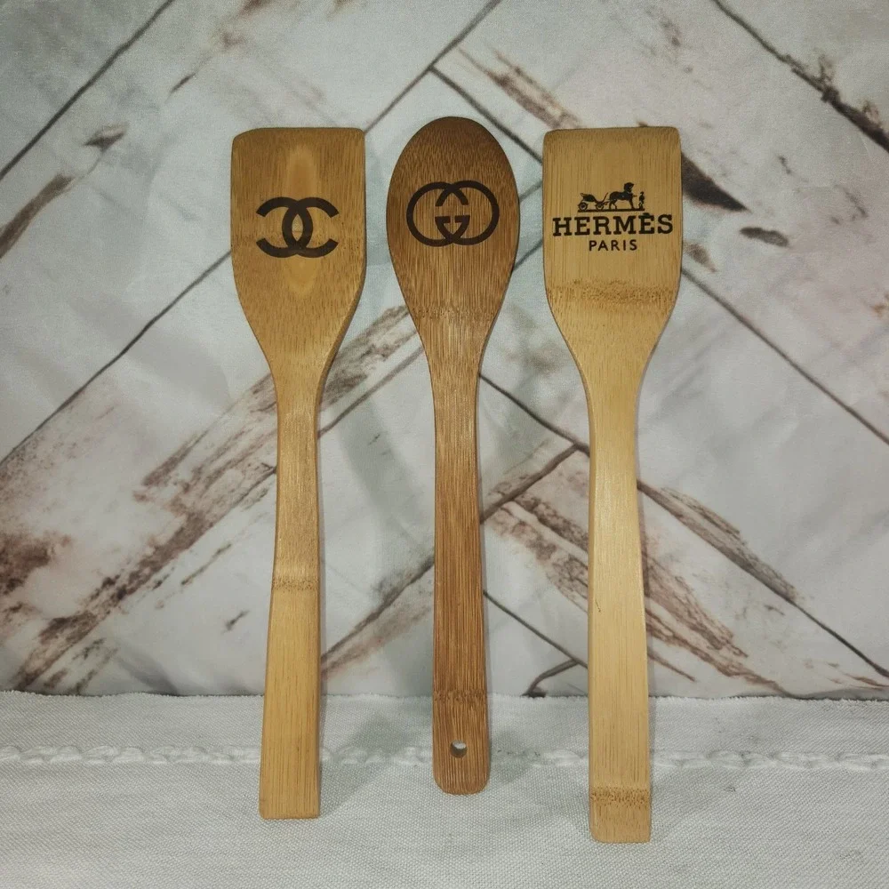 Add a touch of designer-inspired style to your kitchen with this unique set of 3